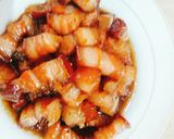 Hình bước làm 1 của món Thịt ba rọi kho giòn trong
