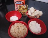 A picture of step 1 of Mushroom Lollipop.