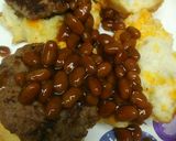 A picture of step 11 of 4th of July Beans on a Biscuit for Breakfast.