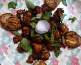 பொரித்த சிக்கன் (Chicken 65) (Poritha chicken 65 recipe in tamil) ரெசிபி ஸ்டேப் 5 புகைப்படம்