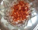 A picture of step 1 of Desi Omelette.