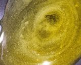 A picture of step 2 of Suji Besan Ka Zaffroni Halwa.