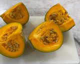A picture of step 4 of Roasted Kabocha Squash (Air Fryer or Oven).
