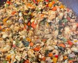 Foto del paso 3 de la receta: Terrina de pescado con camarones multicolor!!