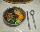 Foto langkah ke 5 dari resep Bibimbap (비빔밥).