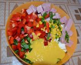 Pas rețetă Salată de leurdă cu șuncă 1 fotografie
