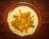 صورة لخطوة 3 من وصفة كسكس بالدجاج 🍛🍗🍛🍗 😋😋