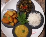 A picture of step 3 of Braised Spinach `and Potato.