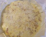 A picture of step 4 of Carbonara pie.