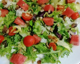 Foto del paso 1 de la receta: Ensalada con sandía y queso burrata