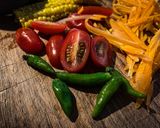 A picture of step 2 of Spicy-sweet corns salad with prawn or Tam Khaw Phod.