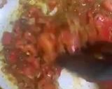 A picture of step 5 of Achari Aloo Baingan.