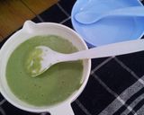 Foto langkah ke 3 dari resep MPasi 6m+(nasi tahu bayam).