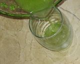 A picture of step 3 of Mint margarita.