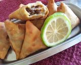 A picture of step 4 of Lentil Samosas.
