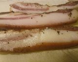 A picture of step 1 of Spaghetti alla guanciale.