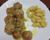 Foto del paso 9 de la receta Albóndigas de cerdo en salsa verde con ñoquis