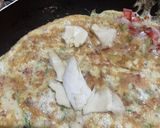 A picture of step 3 of Cheese omelette sandwich.