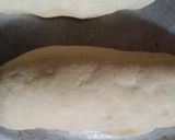 A picture of step 4 of Achari pizza roll.
