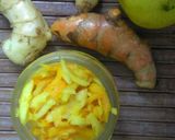 A picture of step 2 of Raw Turmeric,Amba Haider,Ginger Pickle.