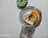 A picture of step 1 of Citrus Herbal tea.