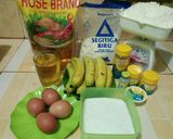 Foto langkah ke 1 dari resep Bolu Panggang Pisang Rasa Pandan (anti gagal).