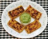 A picture of step 6 of Poha Cake Rusk.