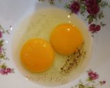 عکس مرحله 3 از دستور لقمه رژیمی تخم مرغ و جو دوسر پرک