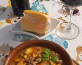 Foto del paso 7 de la receta: Cazuela de lomo, habas y aromáticas de la quinta. (Ragú)