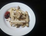 A picture of step 4 of Fried yam.