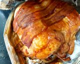 A picture of step 4 of My Roasted Turky Crown with Crisp Bacon on top 🤩.