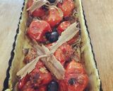 Une image de l'étape 5 de Tarte aux tomates cerises confites.