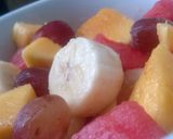 A picture of step 2 of Orange Mango Banana Fruit Salad #authormarathon.