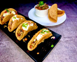 முளைக்கட்டிய பயிர் டகோஸ் சாட் (Sprouts tacos chaat recipe in tamil) ரெசிபி ஸ்டேப் 6 புகைப்படம்