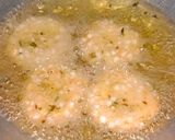 A picture of step 2 of Sabudana Vada.