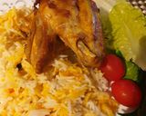 Gambar langkah 8 resipi Nasi Mendi.
