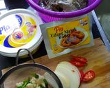 Gambar langkah 1 resipi Udang Galah Masak Butter.