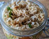 A picture of step 8 of Rominesco cauliflower, spicy sweet Instant noodles, pot noodles.