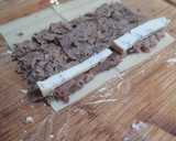 Foto del paso 5 de la receta: Macrocanelón de carrilleras y gorgonzola con bechamel de pesto