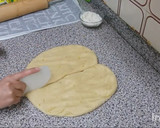 Foto del paso 6 de la receta: Medias lunas o Croissant masa casera / rellenos de dulce de leche