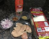 A picture of step 3 of Cheesy chicken finger Kabab.
