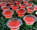 Foto langkah ke 10 dari resep 125. Watermelon Jelly Cup (Puding Semangka).