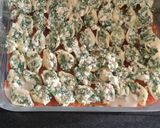 A picture of step 5 of Stuffed Shell Pasta with Spinach and Paneer.
