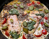Foto del paso 7 de la receta: Salmón con lentejas cremosas al curry
