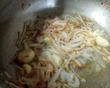 A picture of step 1 of Palak gosht.