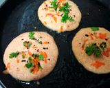 A picture of step 4 of Mini tomato uttapam.
