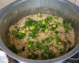 A picture of step 13 of Beef pulao biryani.