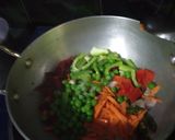 A picture of step 5 of Roti Poha.