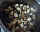 A picture of step 8 of Brinjal and carrots vegetables.