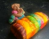 Foto langkah ke 11 dari resep RainBow Bread KSB.